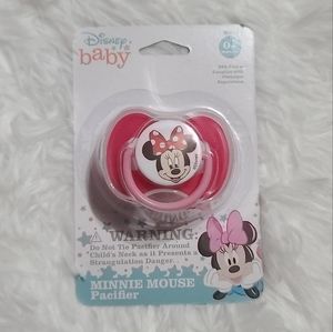 Disney Baby Pink Minnie Mouse Pacifier 0+M (NWT)